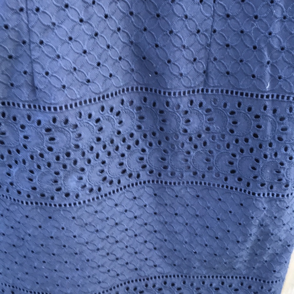 Ann Taylor Blue Sleeveless Dress - Size 4P - Picture 2 of 6